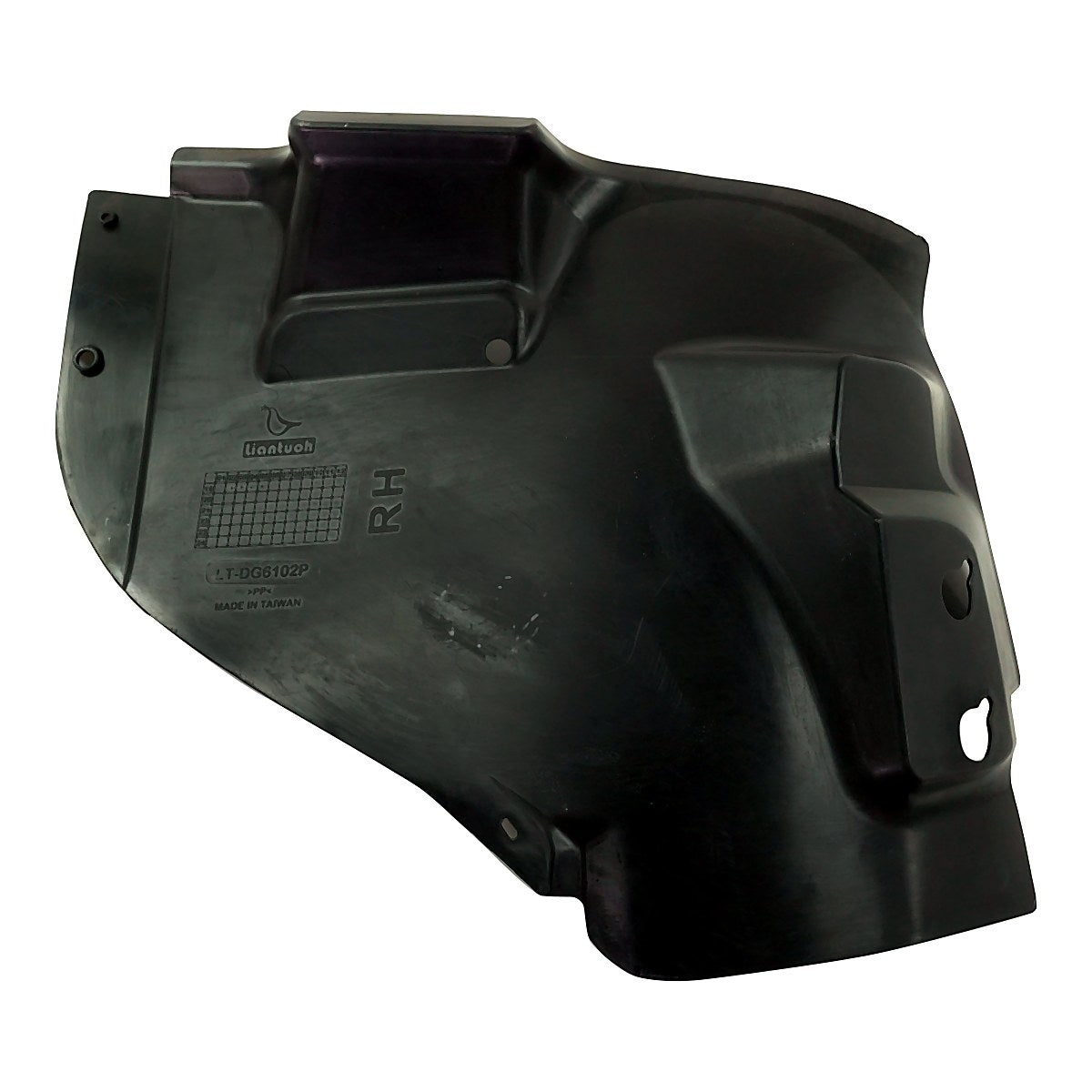 2019-2024 Ram 1500 Fender Liner Front Passenger Side Forward With Flare/Rebel Injection Mold – Side View (CH1249207)
