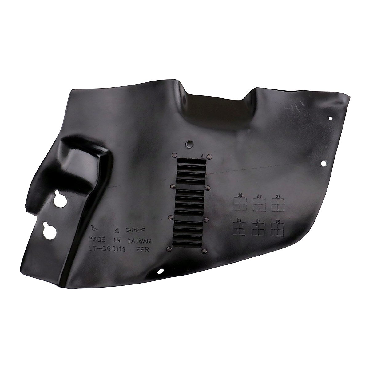 2019-2024 Ram 1500 Fender Liner Front Passenger Side Forward Vacuum Formed – Side View (CH1249224)