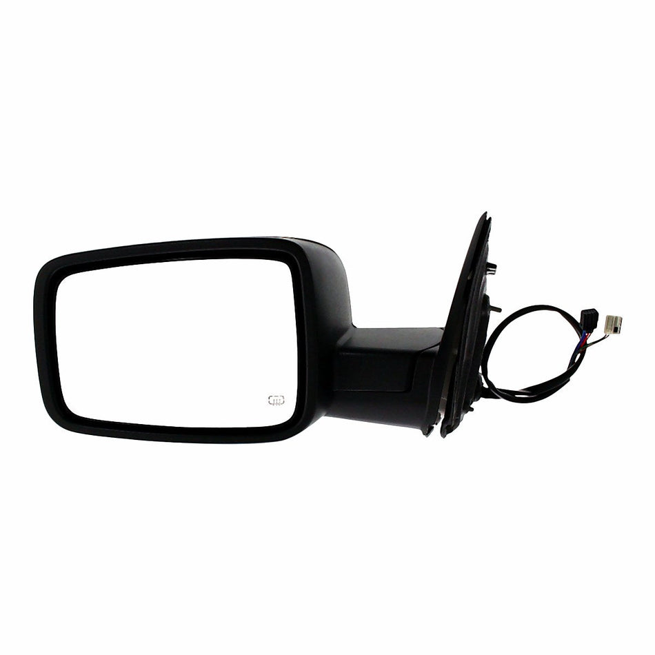 2009-2010 Dodge 1500 Door Mirror Driver Side Power Textured Heated With Signal/Puddle Lamp Without Memory/Auto Dimming_CH1320304