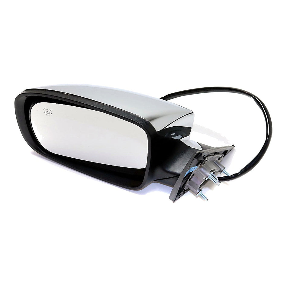 2011-2019 Chrysler 300 Door Mirror Driver Side Power Heated Chrome With Memory Without Auto Dim/Signal_CH1320342-2