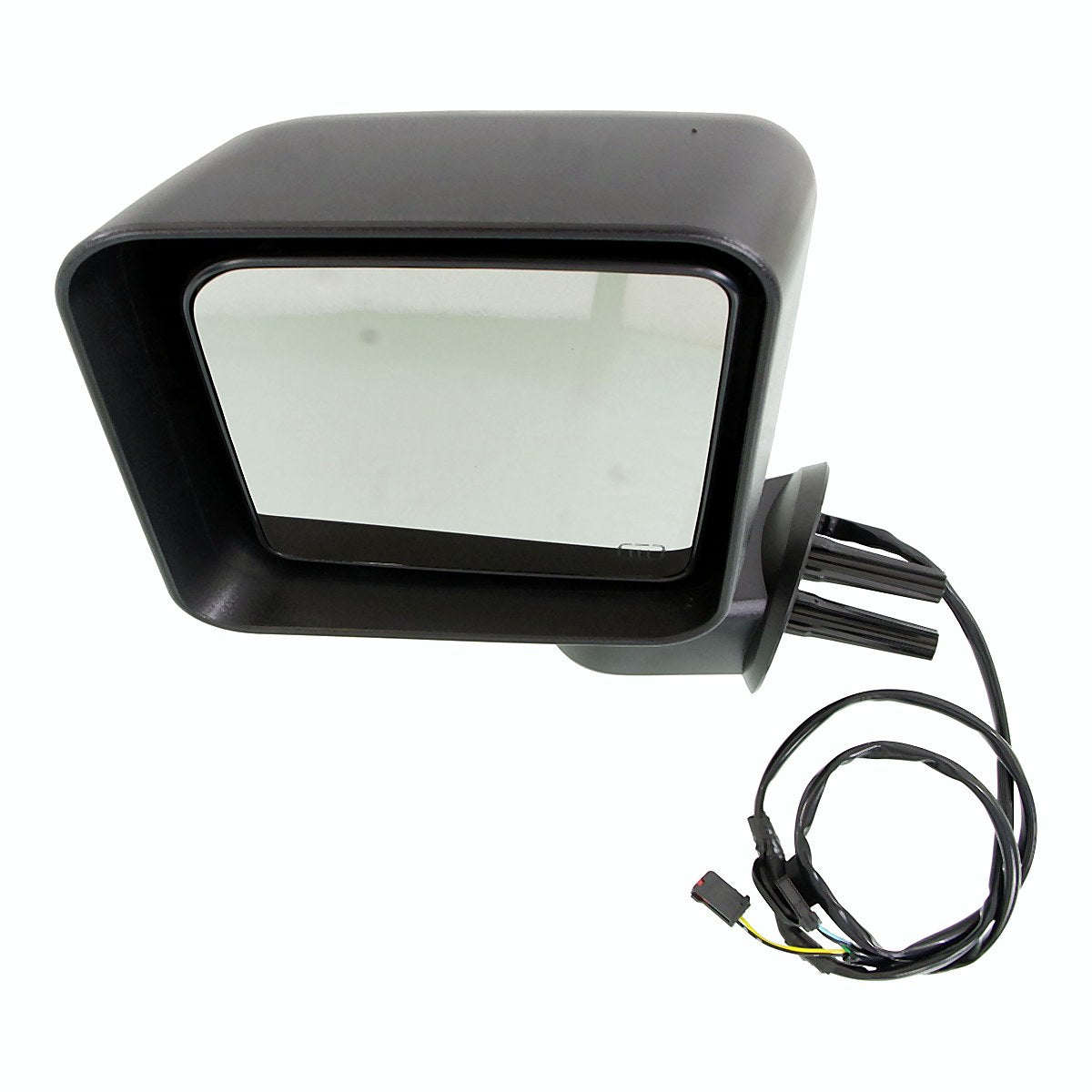 2015-2017 Jeep Wrangler Door Mirror Driver Side Power Heated Non Foldable Texture Black_CH1320390-3