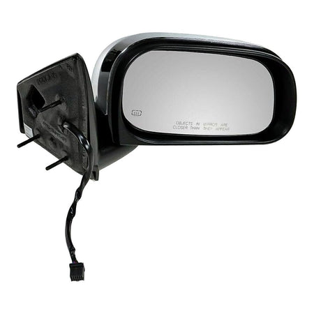2007-2009 Chrysler Aspen Door Mirror Passenger Side Power Heated With Chrome Cap_CH1321285