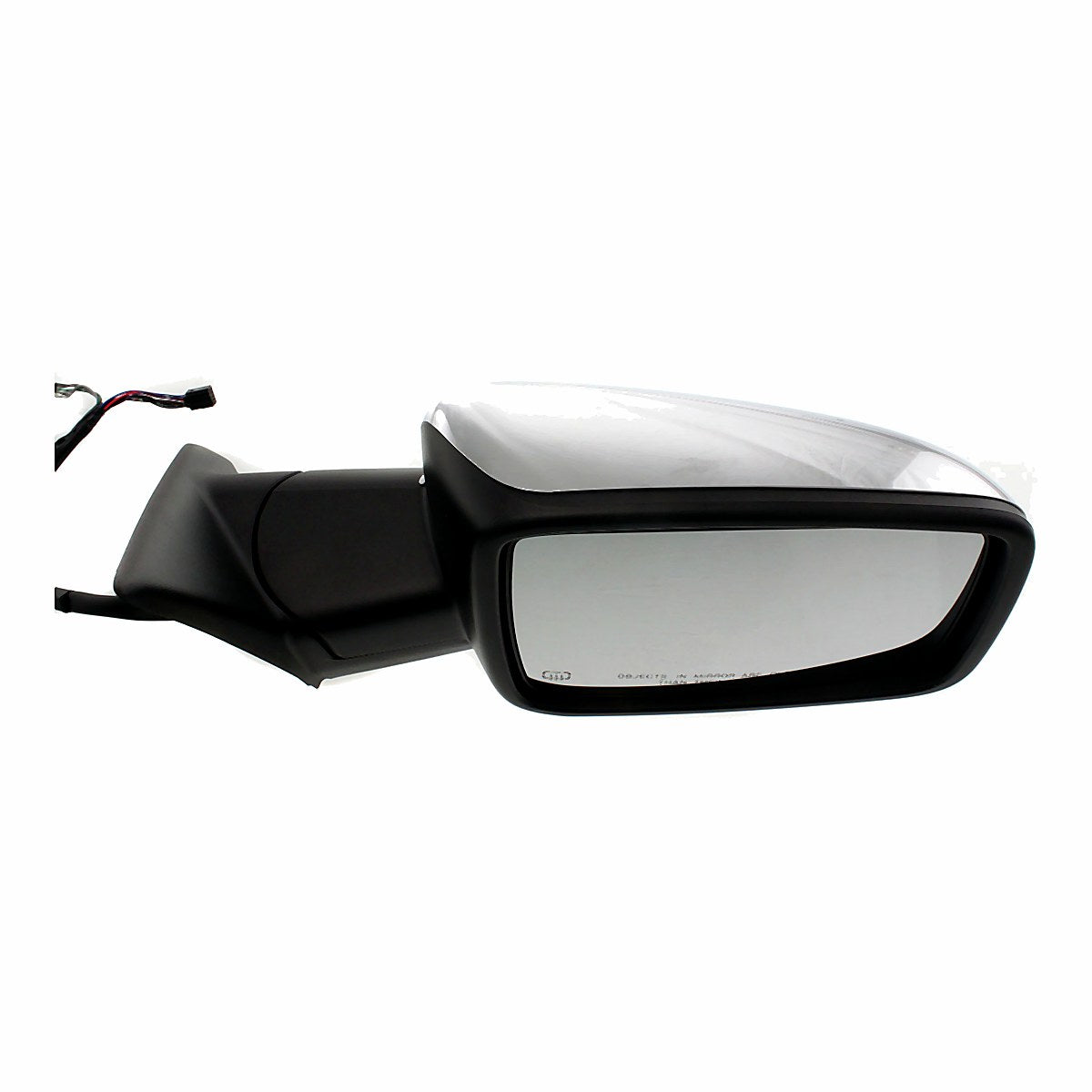 2009-2010 Dodge 1500 Door Mirror Passenger Side Power Heated Without Tow With Signal/Puddle Lamp With Chrome Cap_CH1321292-4