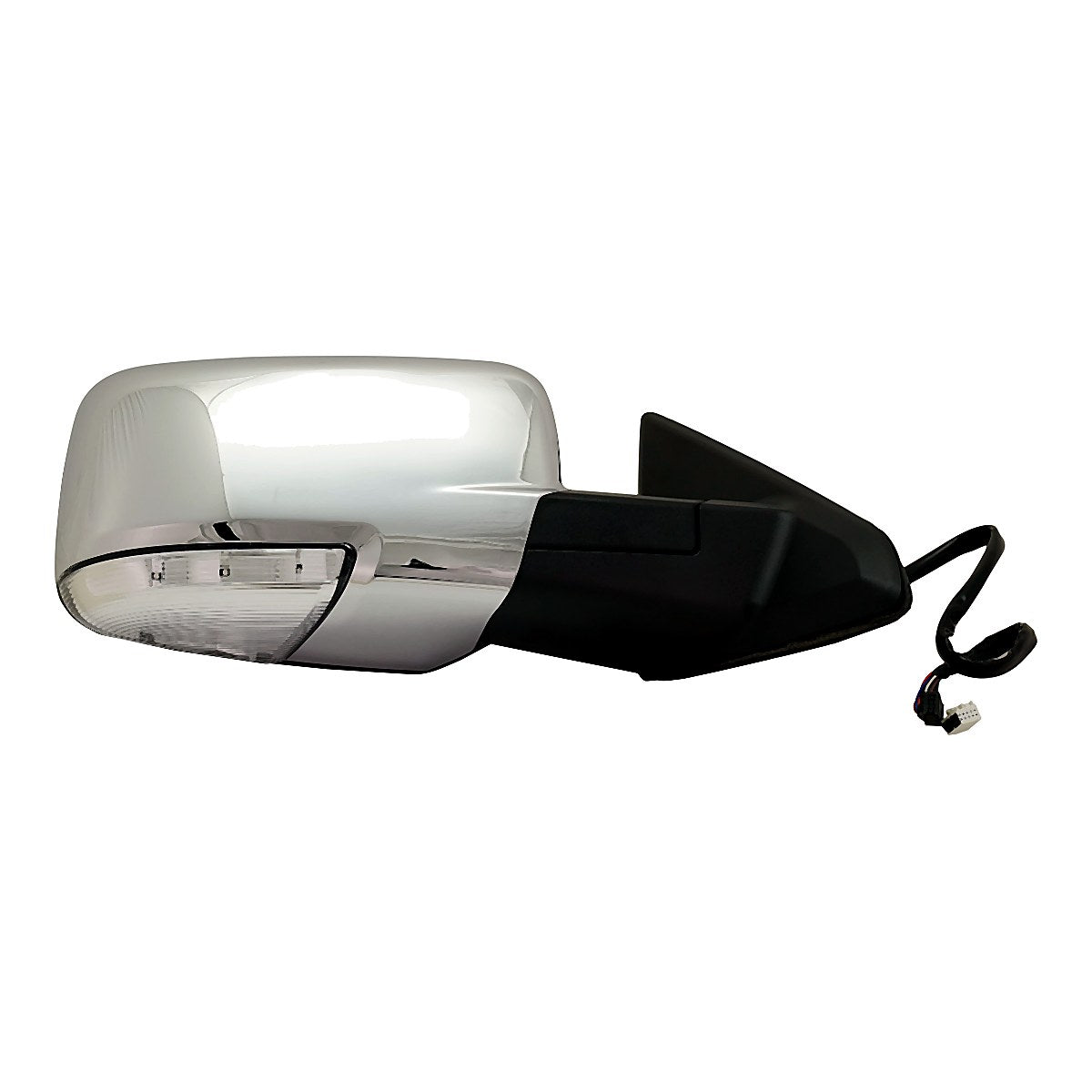 2009-2010 Dodge 1500 Door Mirror Passenger Side Power Heated Without Tow With Signal/Puddle Lamp With Chrome Cap_CH1321292-5