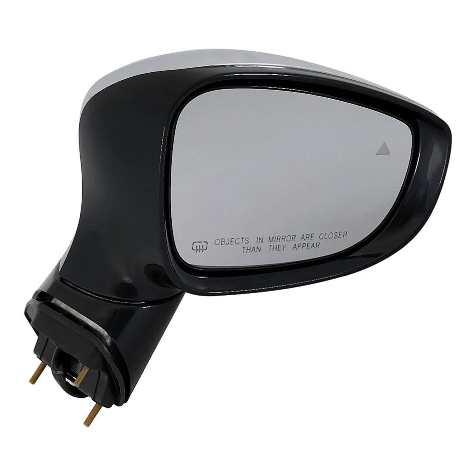 2017-2023 Chrysler Pacifica Door Mirror Passenger Side Power Chrome Heated With Blind Spot/Signal/Manual Fold_CH1321467