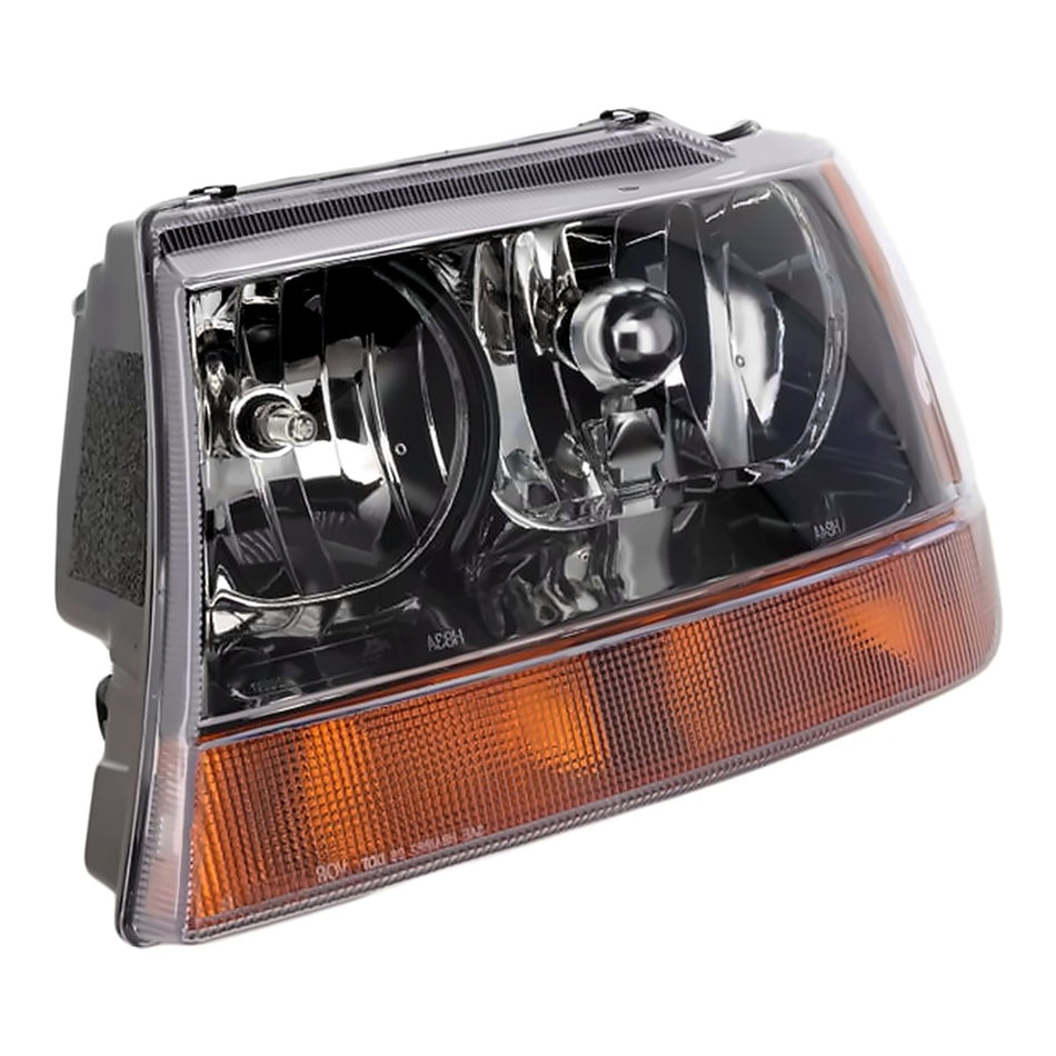 1999-2002 Jeep Grand_Cherokee Headlight Driver Side Yellow – Side View (CH2502121)