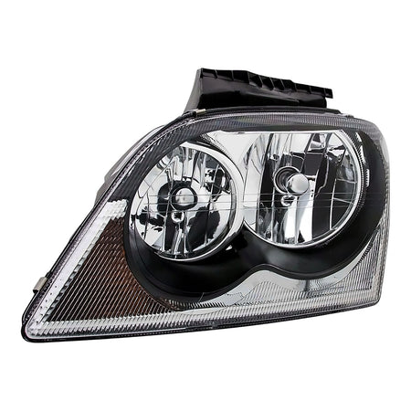 2004-2006 Chrysler Pacifica Headlight Driver Side Without Projector Bulb – Detail View (CH2502168)