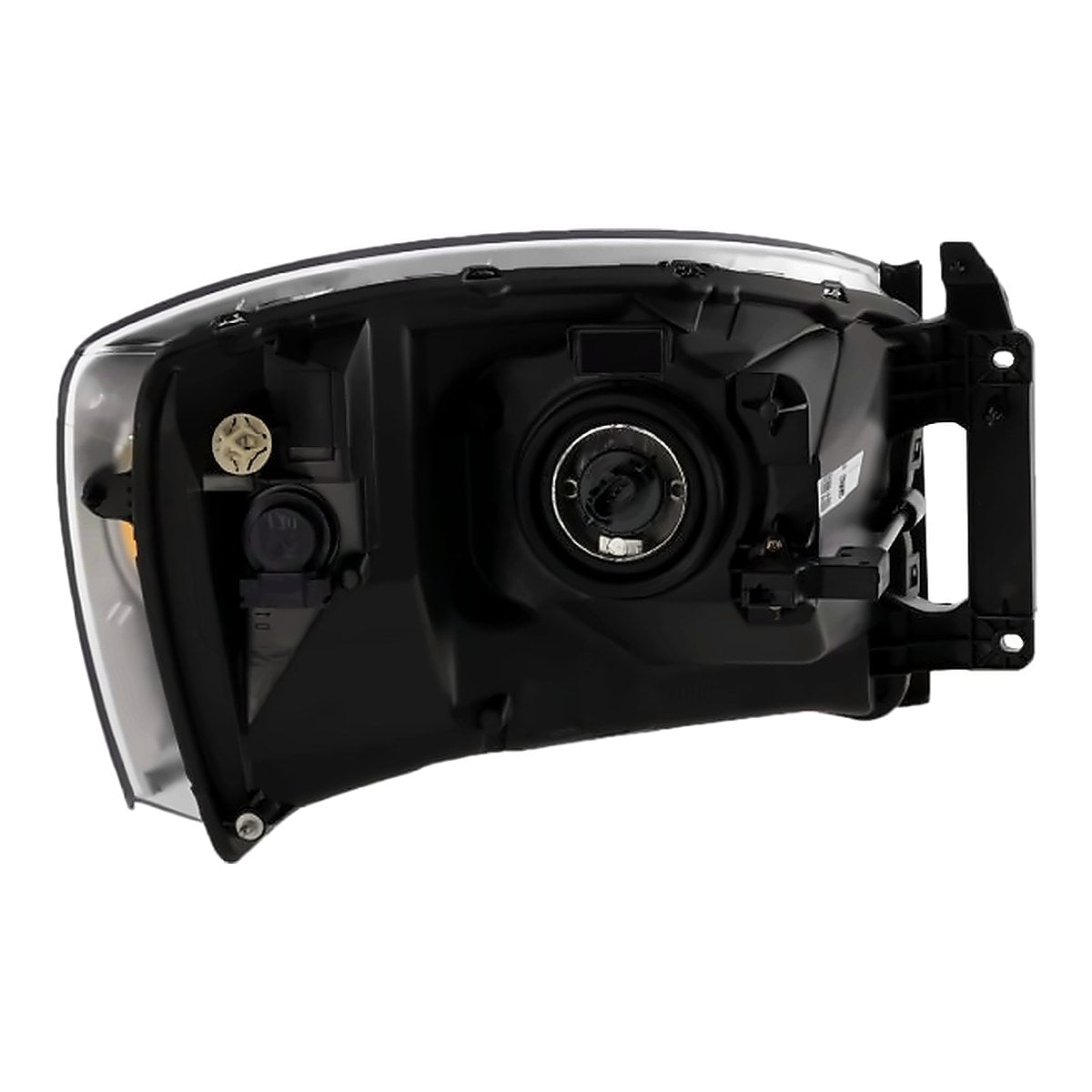2007-2009 Dodge Ram_Mega_Cab Headlight Driver Side Without Lower Amber – Installed View (CH2502180)