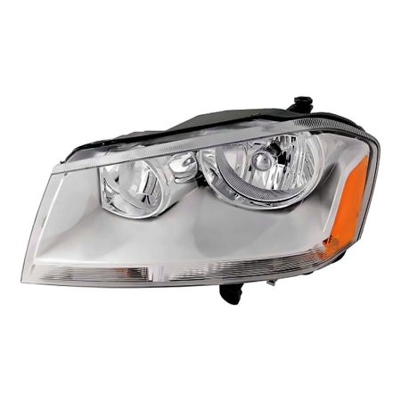 2008-2014 Dodge Avenger Headlight Driver Side Chrome Housing – Front View (CH2502182)
