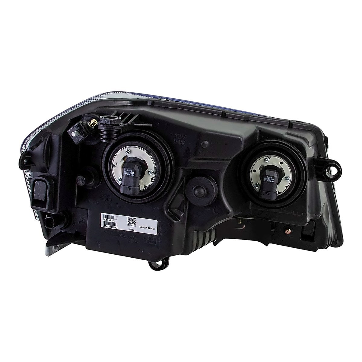 2009-2014 Dodge Avenger Headlight Driver Side Rt Model (Black Bezel) – Back View (CH2502194)