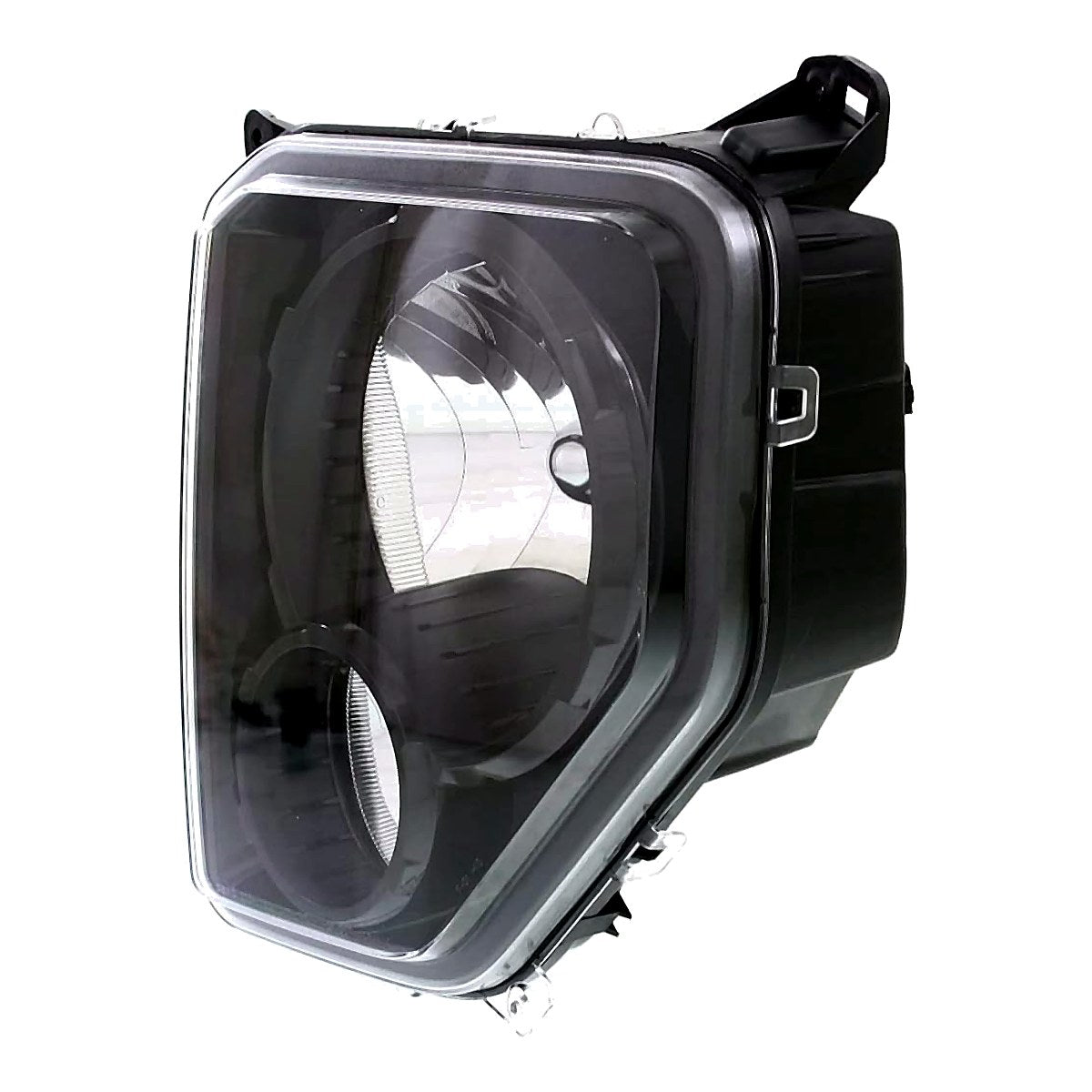 2010-2012 Jeep Liberty Headlight Driver Side Halogen Black Bezel – CH2502227-2