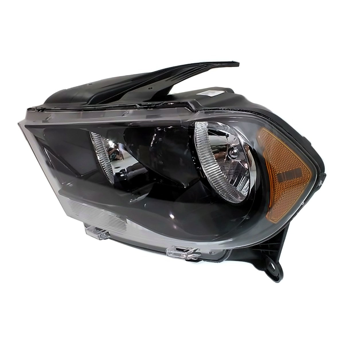 2011-2013 Dodge Durango Headlight Driver Side Halogen Black Trim – Side View (CH2502229)