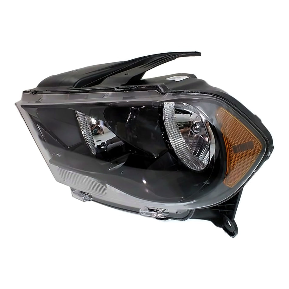 2011-2013 Dodge Durango Headlight Driver Side Halogen Black Trim – Side View (CH2502229)