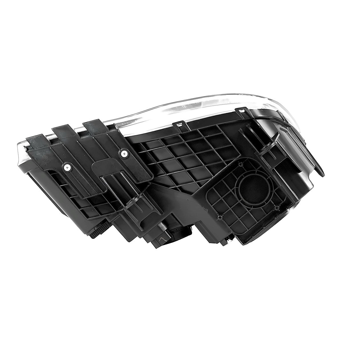 2011-2014 Chrysler 300 Headlight Driver Side Halogen Chrome Bezel – Detail View (CH2502231)