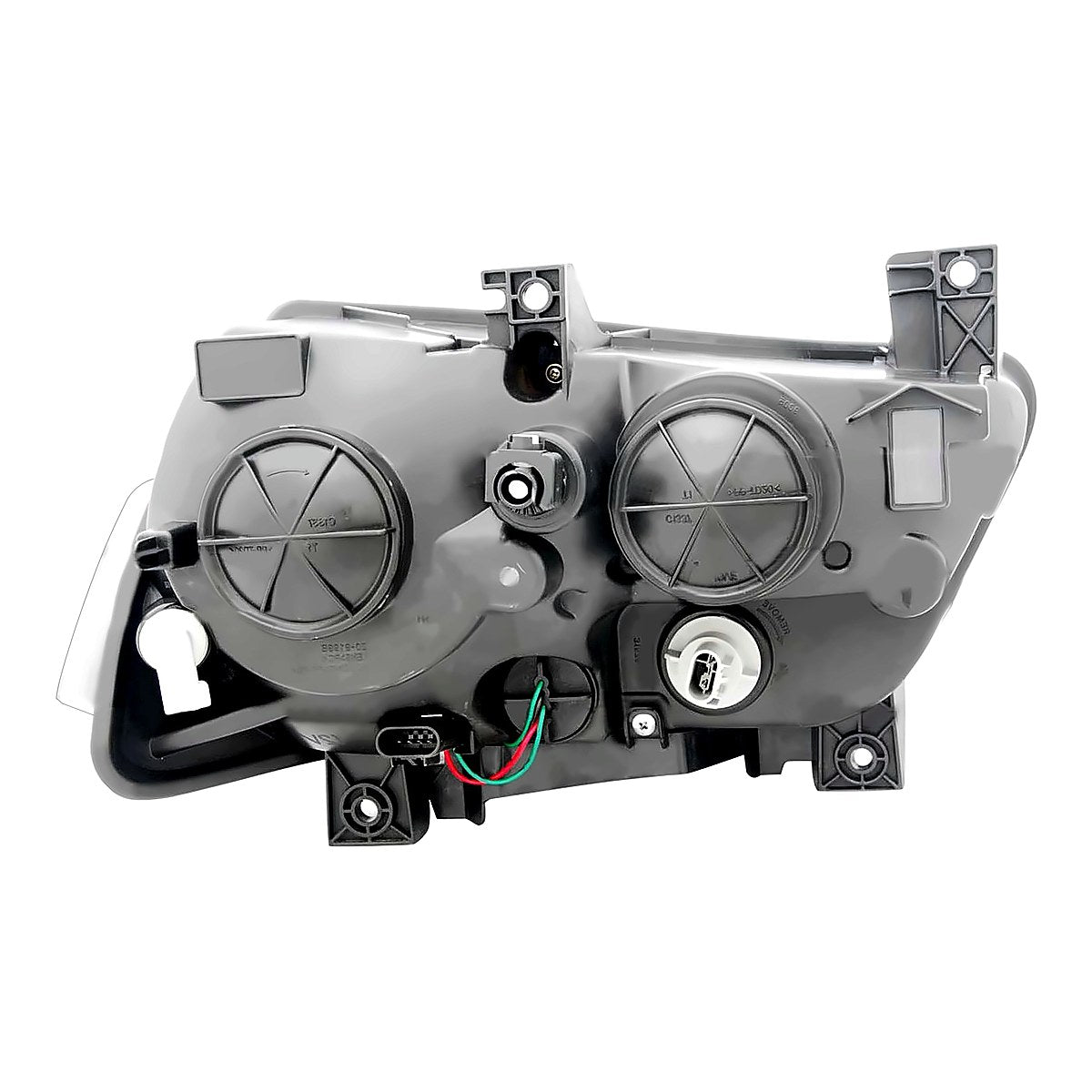 2011-2014 Dodge Charger Headlight Driver Side Halogen – Back View (CH2502232)