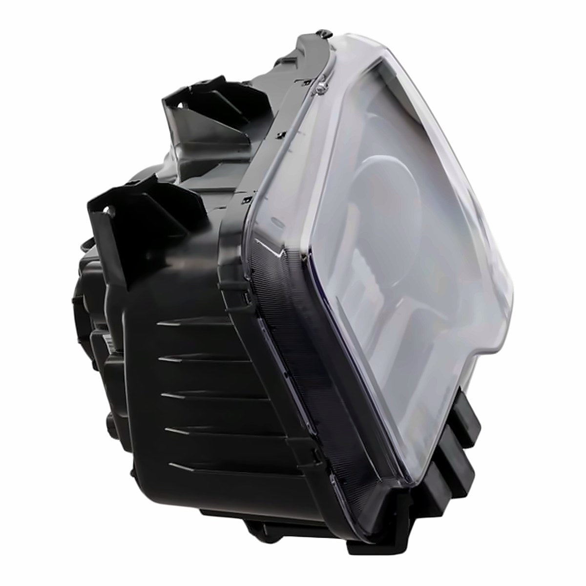 2012-2014 Chrysler 300 Headlight Driver Side Halogen Black Bezel – Angle View (CH2502235)