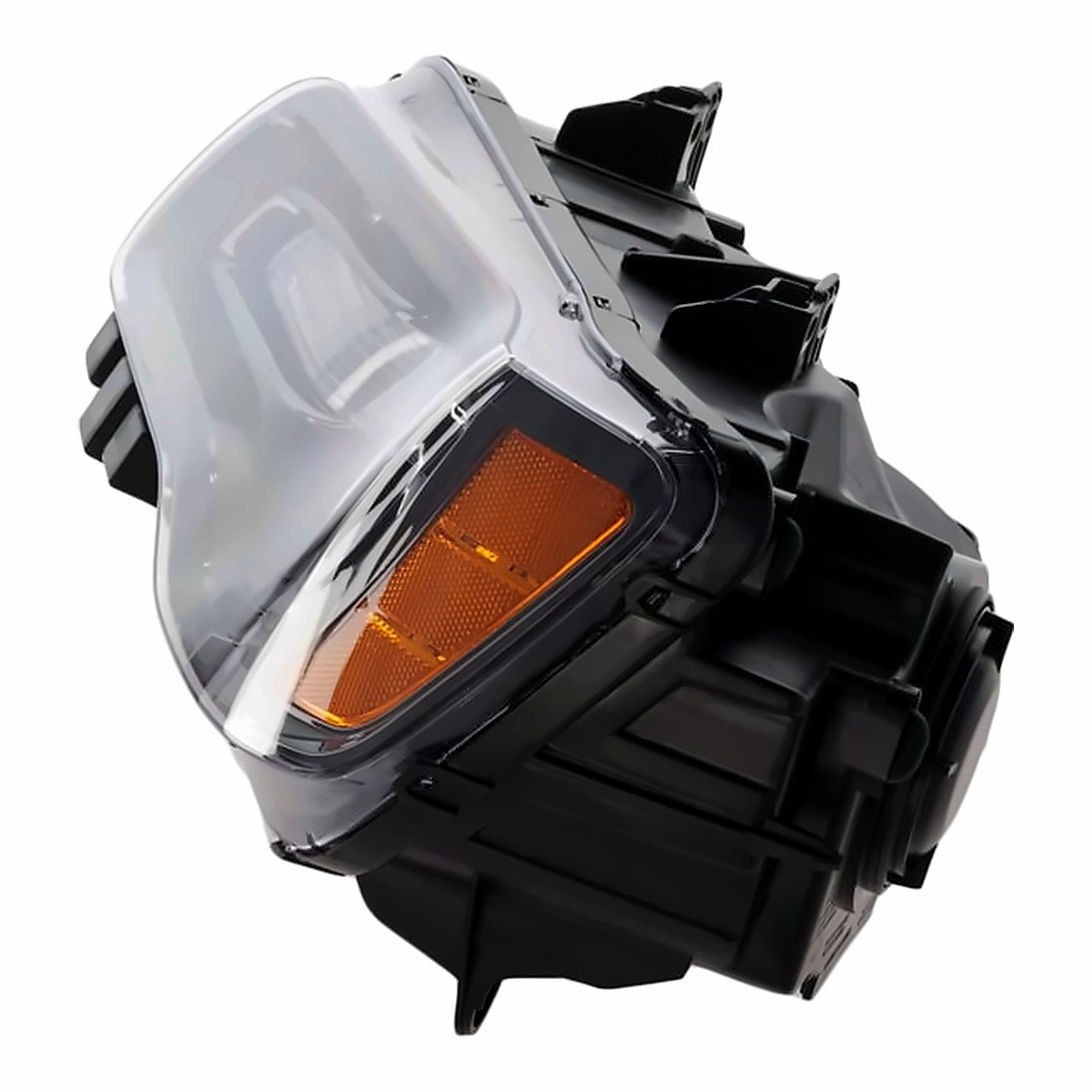 2012-2014 Chrysler 300 Headlight Driver Side Halogen Black Bezel – Detail View (CH2502235)