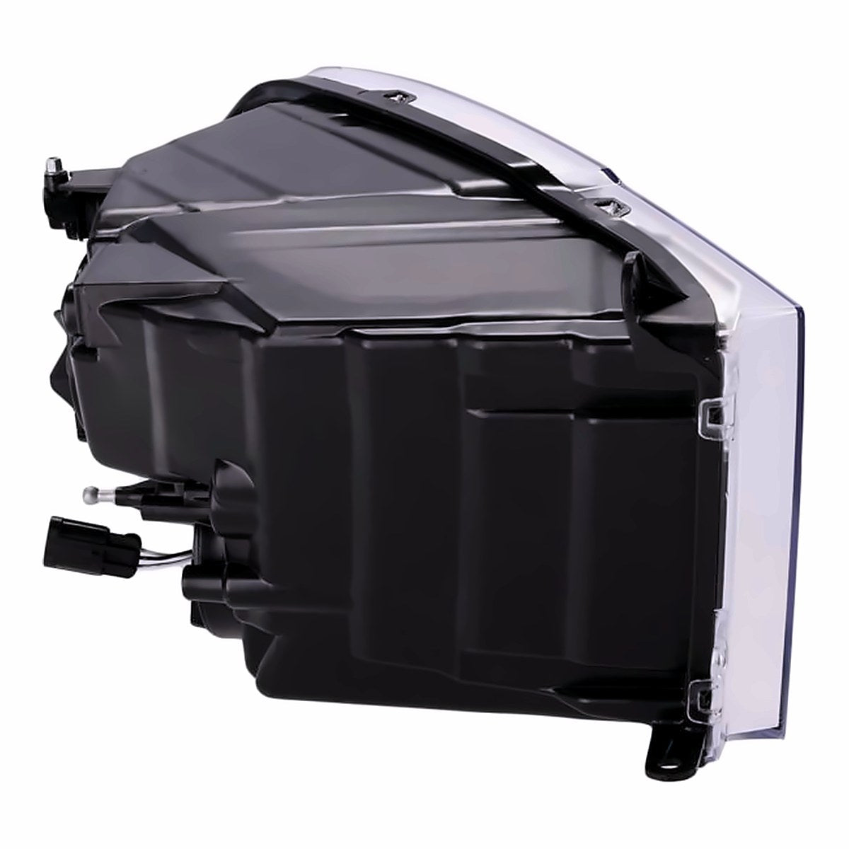 2013-2018 Ram 1500 Headlight Driver Side Chrome Halogen Without Drl Without Projector Type 2Nd Design With Dual Rear Wheel Reflector – Detail View (CH2502242)