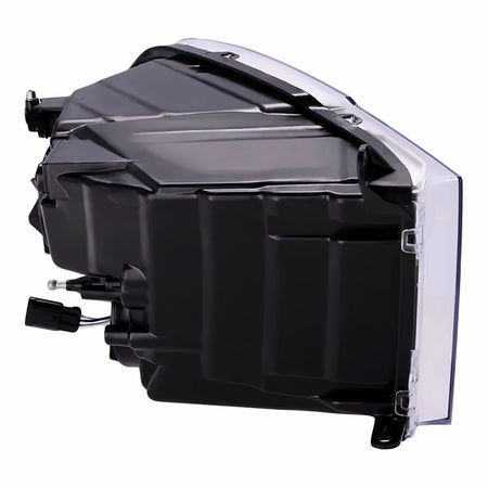 2013-2018 Ram 1500 Headlight Driver Side Chrome Halogen Without Drl Without Projector Type 2Nd Design With Dual Rear Wheel Reflector – Detail View (CH2502242)