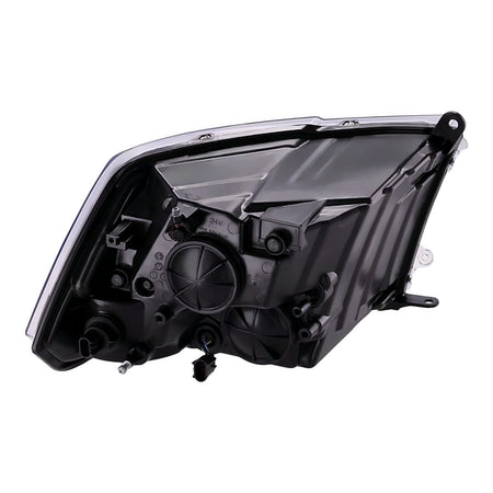 2013-2018 Ram 1500 Headlight Driver Side Chrome Halogen Without Drl Without Projector Type 2Nd Design With Dual Rear Wheel Reflector – Back View (CH2502242)