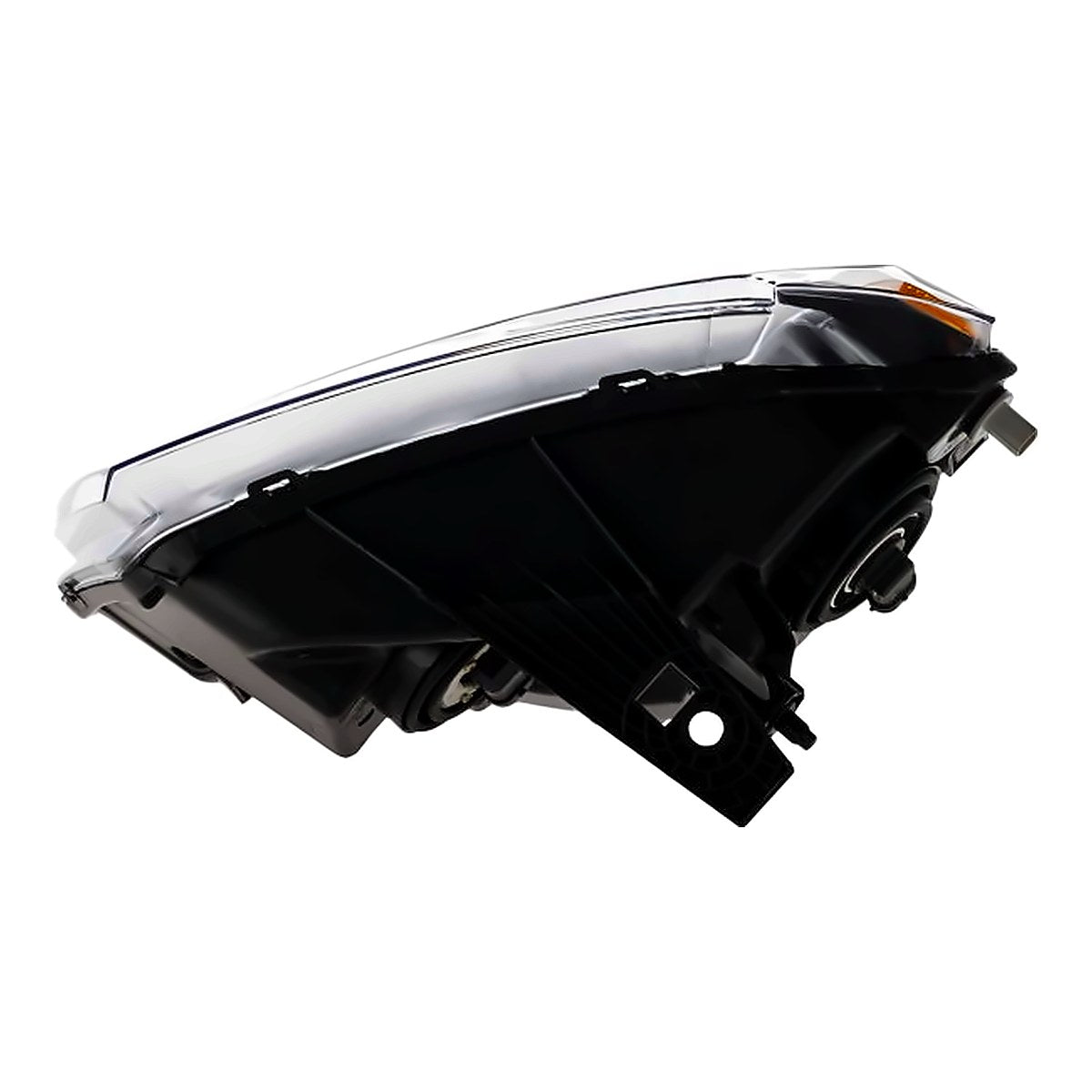 2013-2017 Jeep Compass Headlight Driver Side Halogen Black Bezel – Close-Up View (CH2502246)