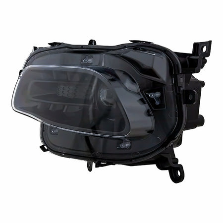 2014-2016 Jeep Cherokee Headlight Driver Side Halogen Black Bezel – Side View (CH2502249)