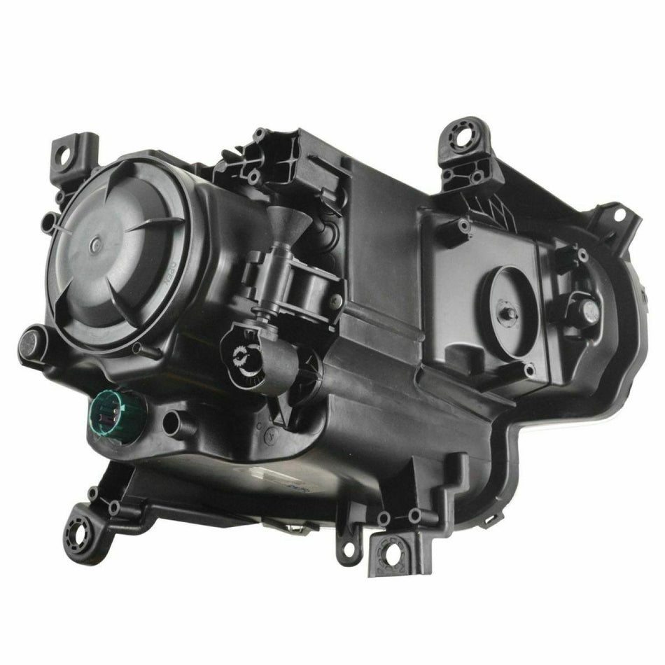 2014-2016 Jeep Cherokee Headlight Driver Side Halogen Black Bezel 