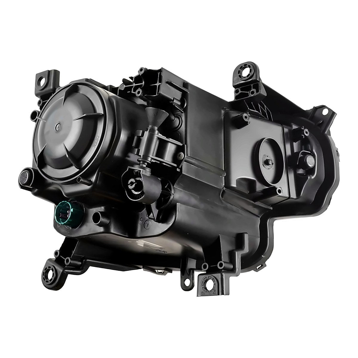2014-2016 Jeep Cherokee Headlight Driver Side Halogen Black Bezel – Installed View (CH2502249)