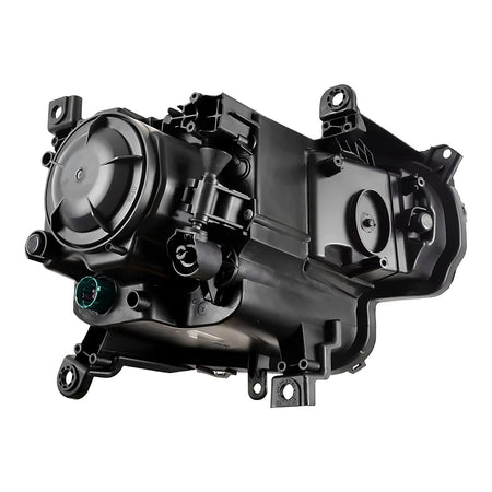2014-2016 Jeep Cherokee Headlight Driver Side Halogen Black Bezel – Installed View (CH2502249)