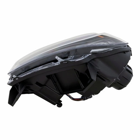 2014-2015 Dodge Durango Headlight Driver Side Halogen Black Bezel Without Led Drl – Angle View (CH2502255)