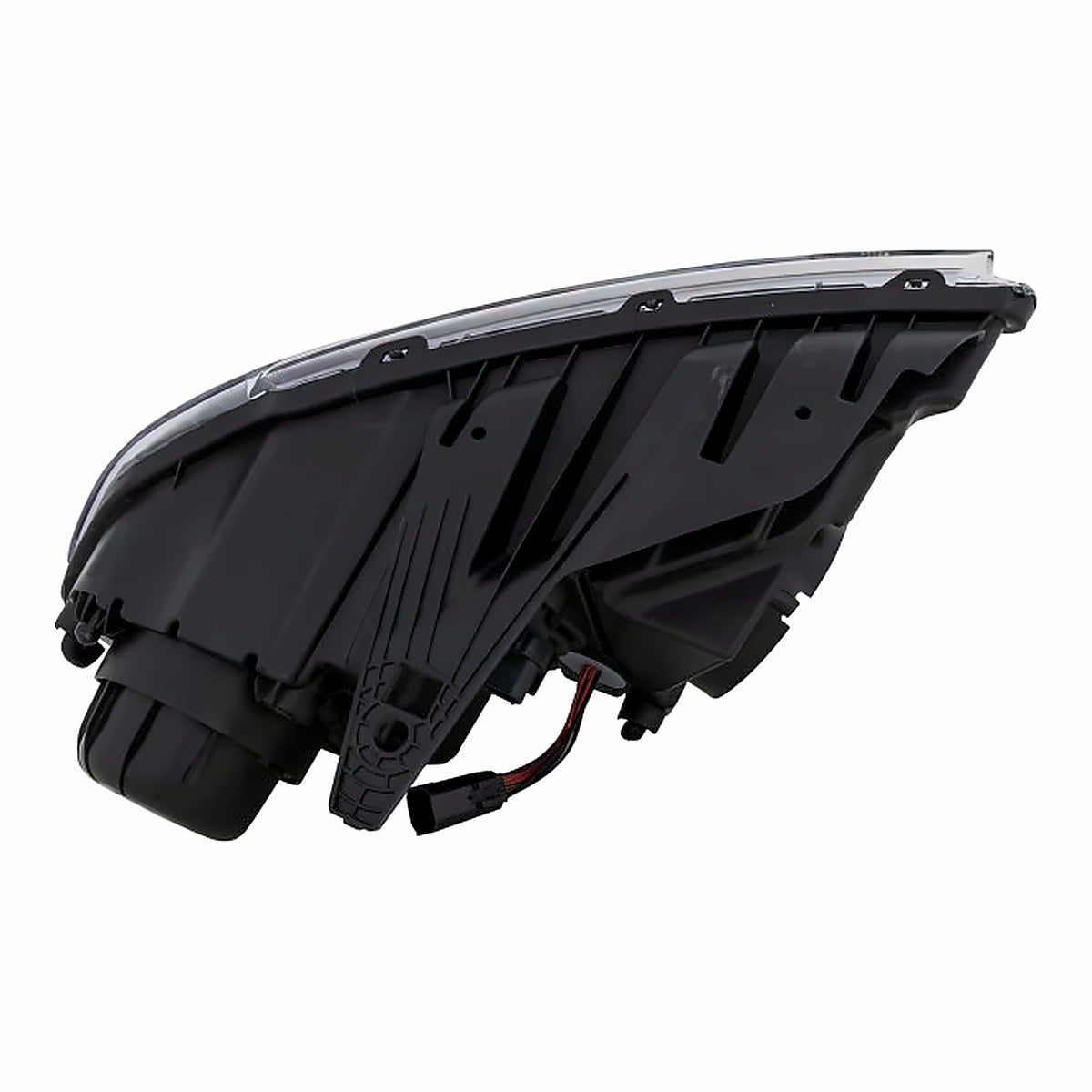 2014-2015 Dodge Durango Headlight Driver Side Halogen Black Bezel Without Led Drl – Detail View (CH2502255)
