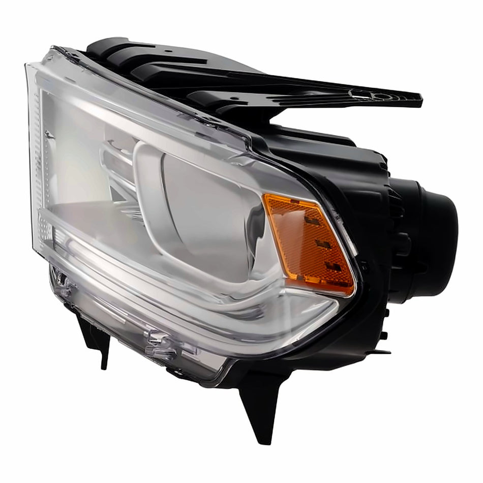 2014-2015 Dodge Durango Headlight Driver Side Halogen Chrome Bezel Without Led Drl – Side View (CH2502256)