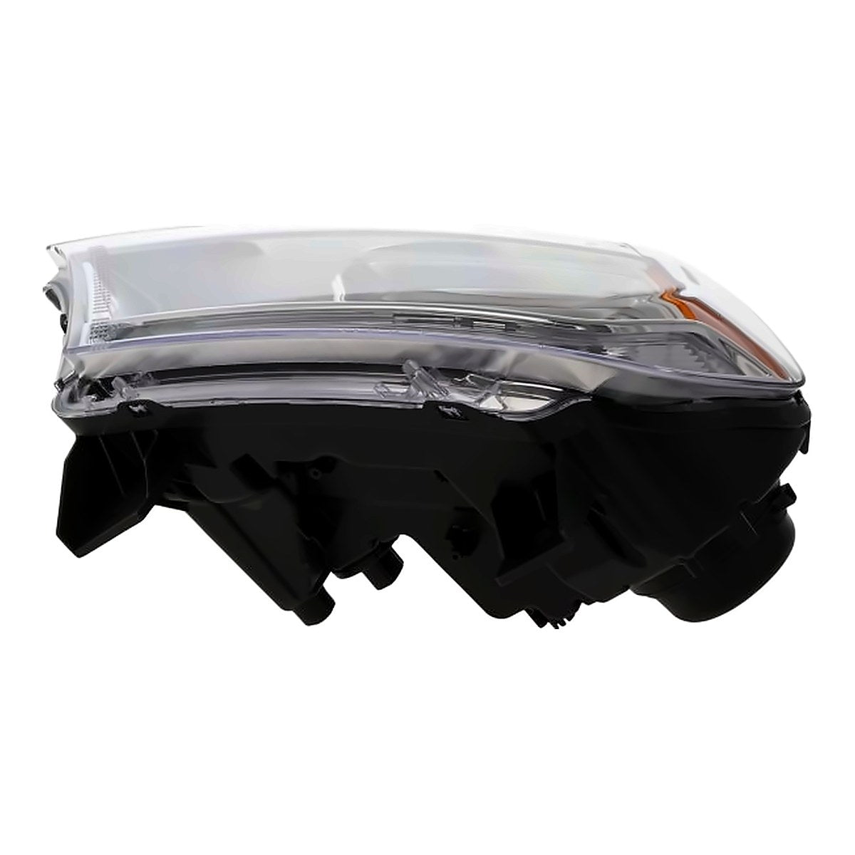 2014-2015 Dodge Durango Headlight Driver Side Halogen Chrome Bezel Without Led Drl – Angle View (CH2502256)
