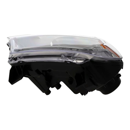 2014-2015 Dodge Durango Headlight Driver Side Halogen Chrome Bezel Without Led Drl – Angle View (CH2502256)