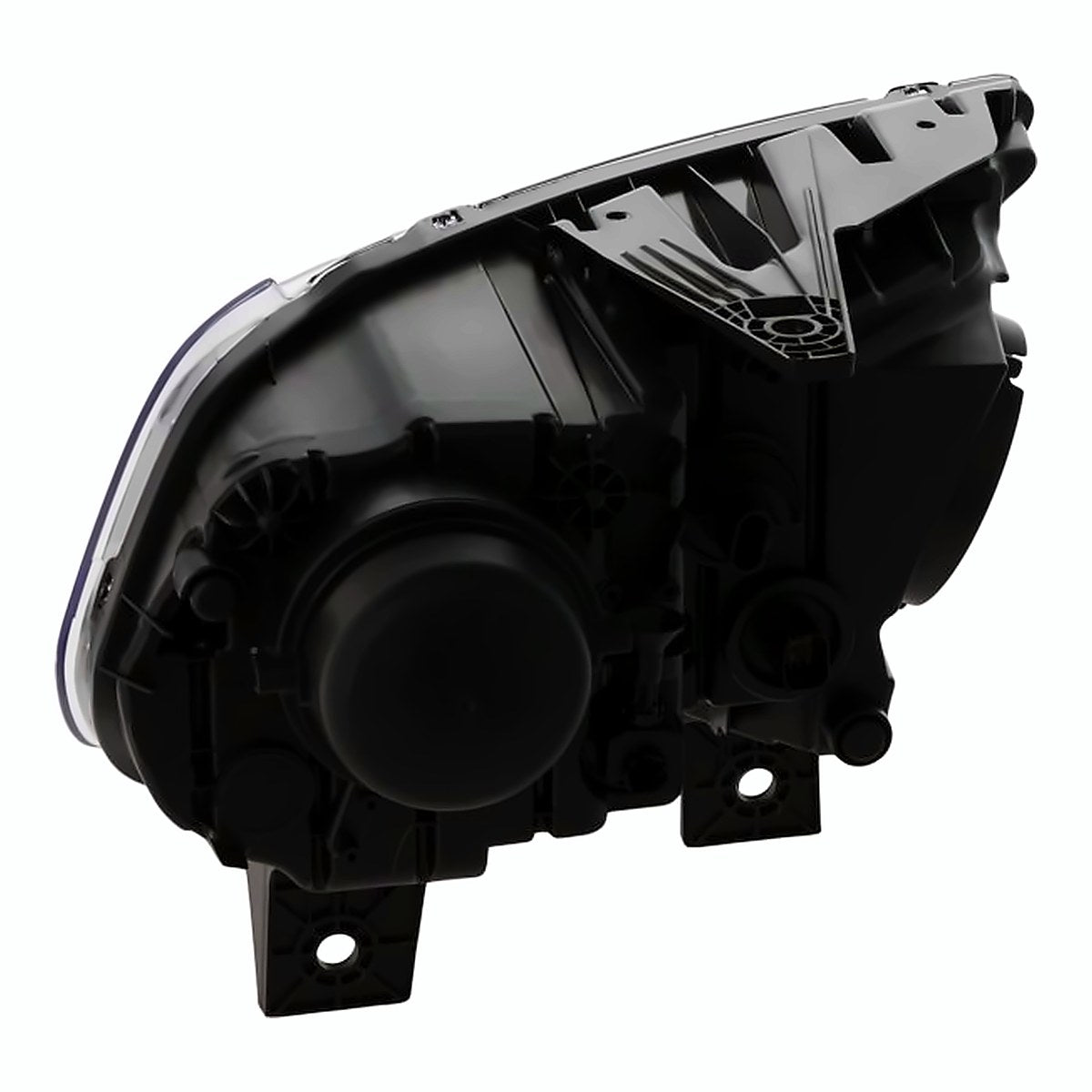 2014-2015 Dodge Durango Headlight Driver Side Halogen Chrome Bezel Without Led Drl – Back View (CH2502256)