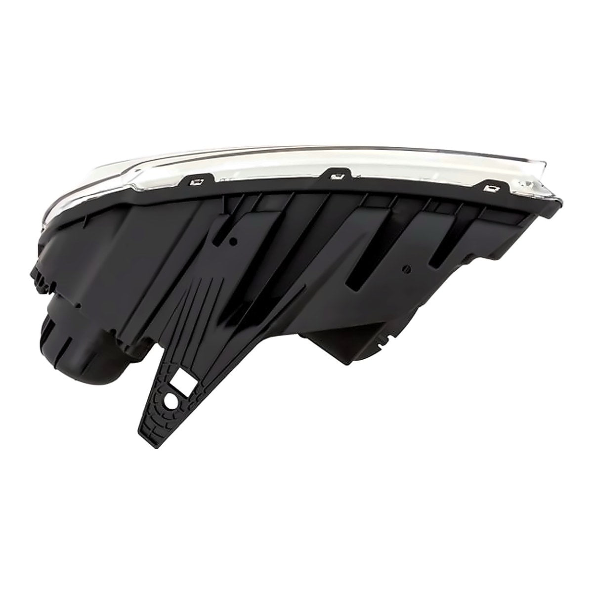 2014-2015 Dodge Durango Headlight Driver Side Halogen Chrome Bezel With Led Drl – Side View (CH2502257)