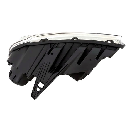 2014-2015 Dodge Durango Headlight Driver Side Halogen Chrome Bezel With Led Drl – Side View (CH2502257)