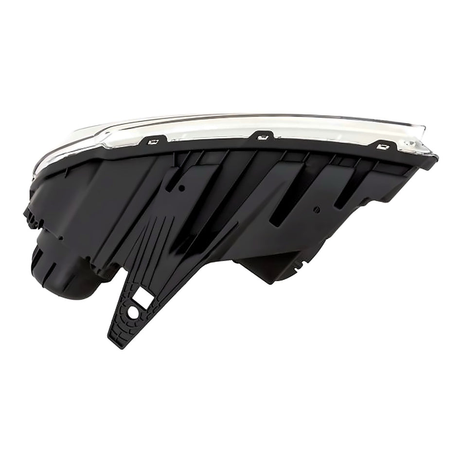 2014-2015 Dodge Durango Headlight Driver Side Halogen Chrome Bezel With Led Drl – Side View (CH2502257)