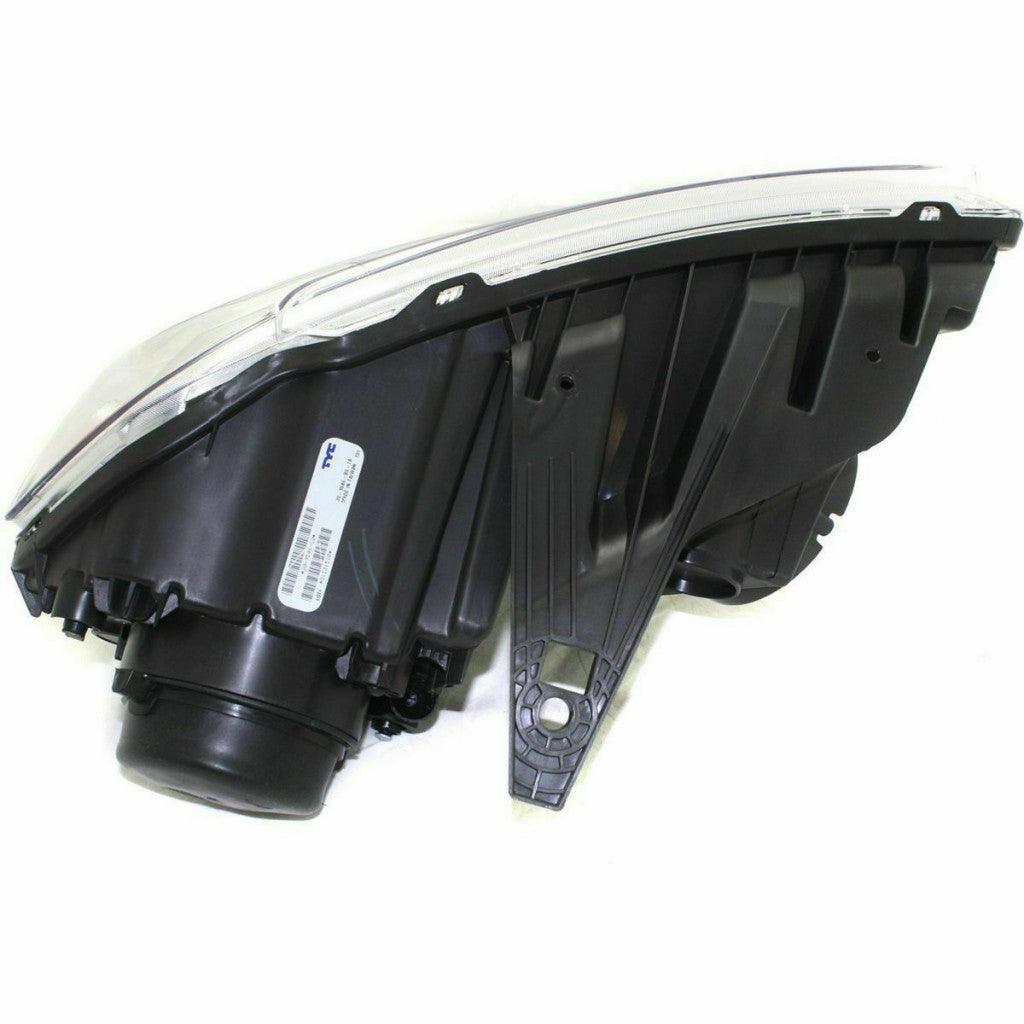 2014-2015 Dodge Durango Headlight Driver Side Halogen Chrome Bezel With Led Drl 