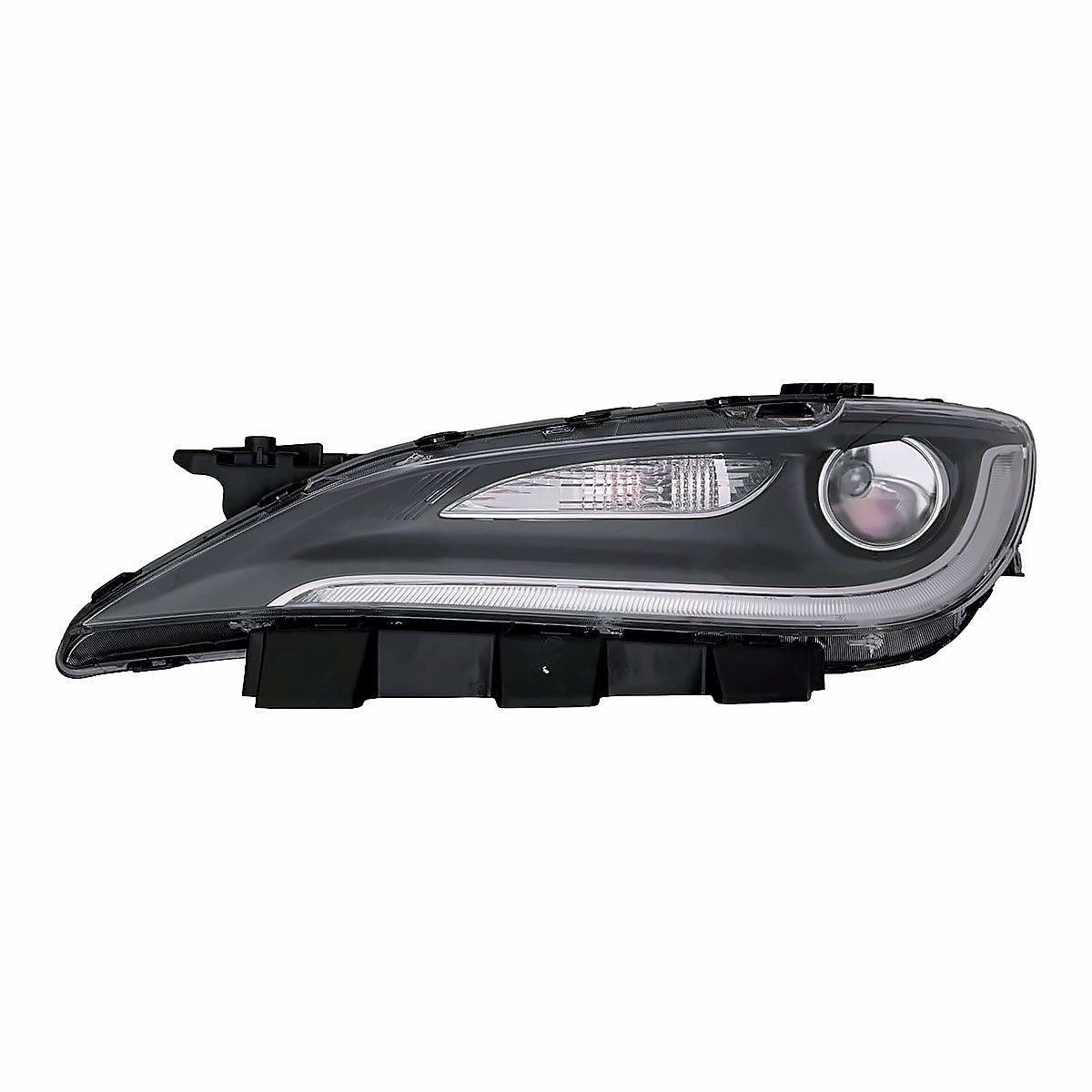2015-2016 Chrysler 200_Sedan Headlight Driver Side Hid With Led Drl Black Trim – Front View (CH2502263)