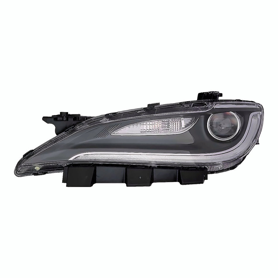 2015-2016 Chrysler 200_Sedan Headlight Driver Side Hid With Led Drl Chrome Trim – Front View (CH2502264)