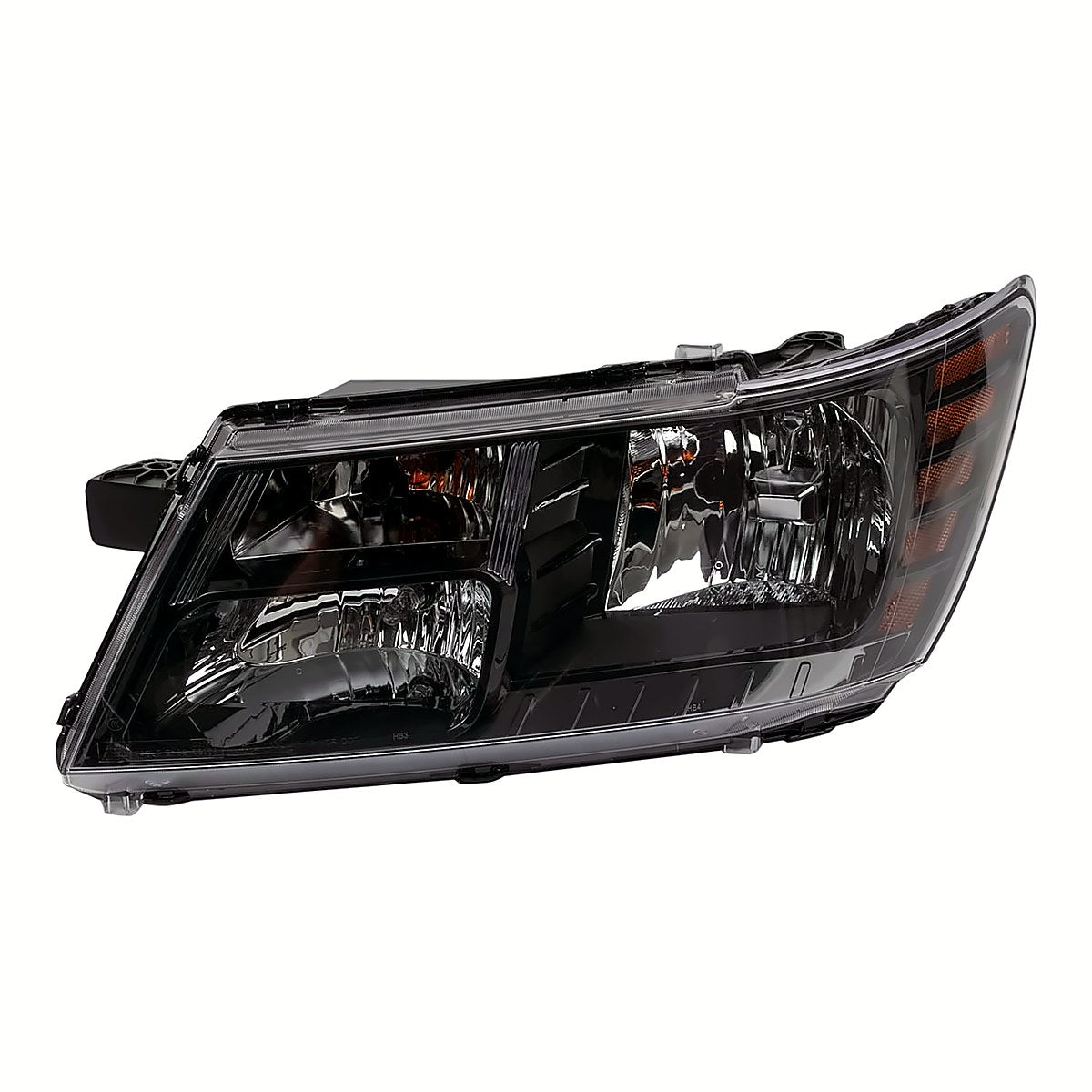 2014-2020 Dodge Journey Headlight Driver Side Halogen With Black Trim – Front View (CH2502265)
