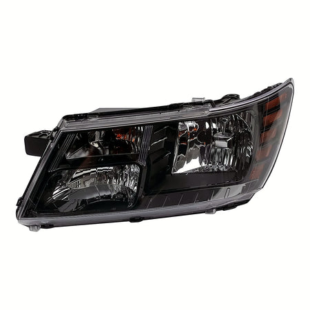 2014-2020 Dodge Journey Headlight Driver Side Halogen With Black Trim – Front View (CH2502265)