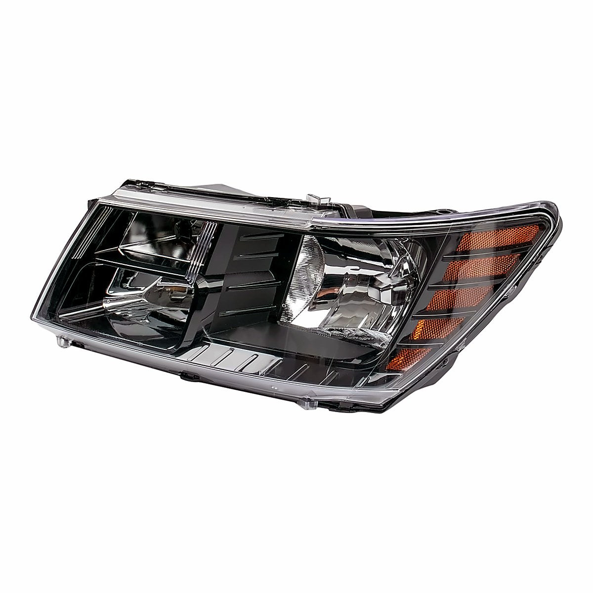 2014-2020 Dodge Journey Headlight Driver Side Halogen With Black Trim – Back View (CH2502265)