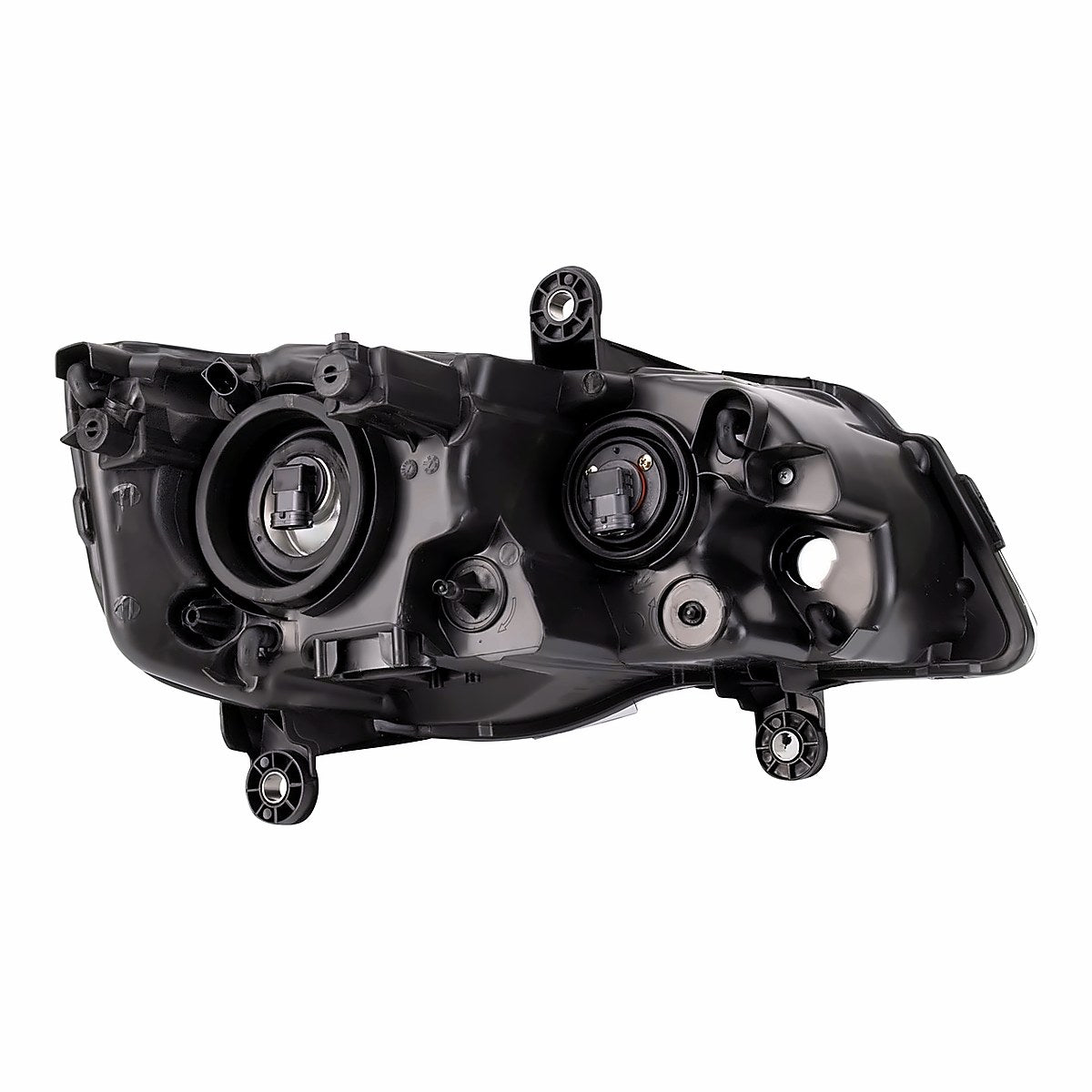2014-2016 Chrysler Town_And_Country Headlight Driver Side Halogen With Black Bezel – Angle View (CH2502266)