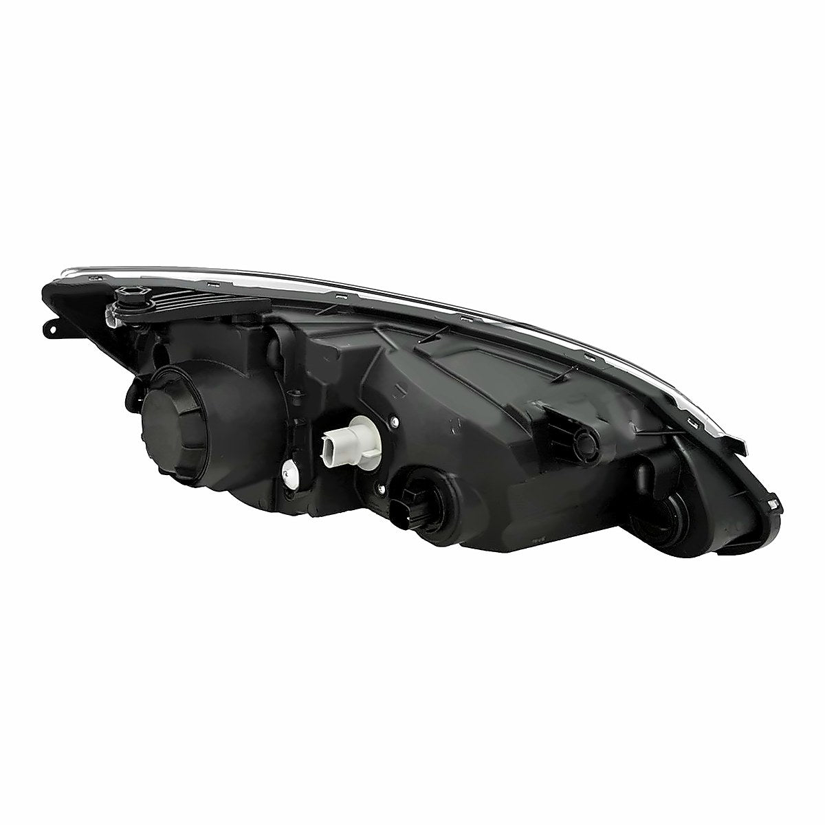 2011-2014 Chrysler 200_Convertible Headlight Driver Side Halogen Black Bezel S Model – Back View (CH2502275)