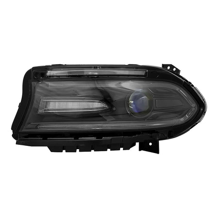 2016-2017 Dodge Charger Headlight Driver Side Halogen With Led Drl Without Logo – Front View (CH2502296)
