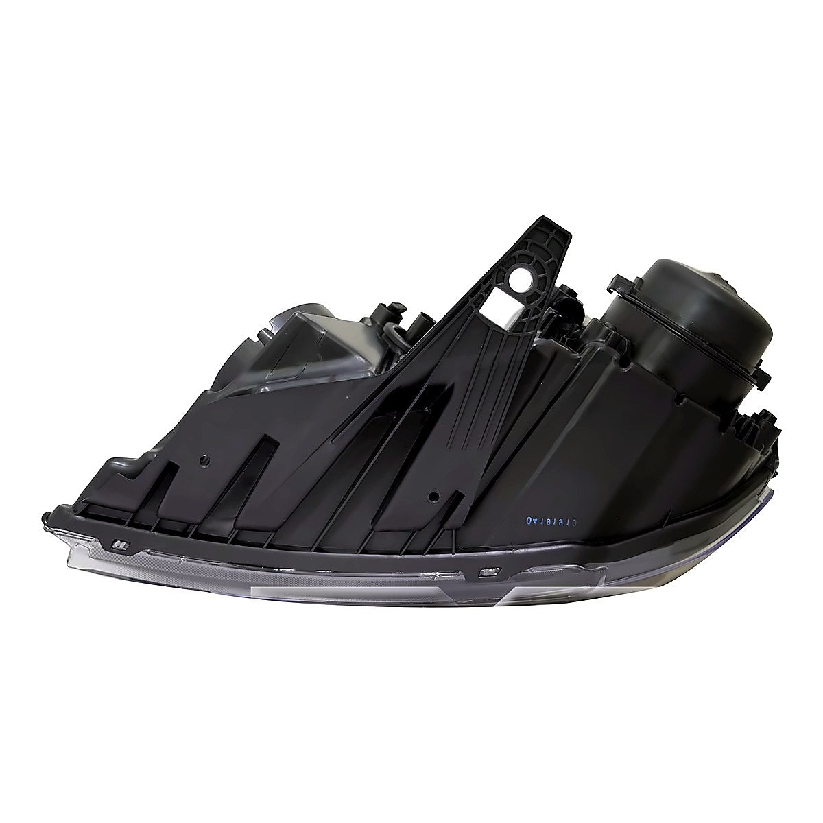 2016-2021 Dodge Durango Headlight Driver Side Halogen Black Bezel With Led Drl – Detail View (CH2502305)