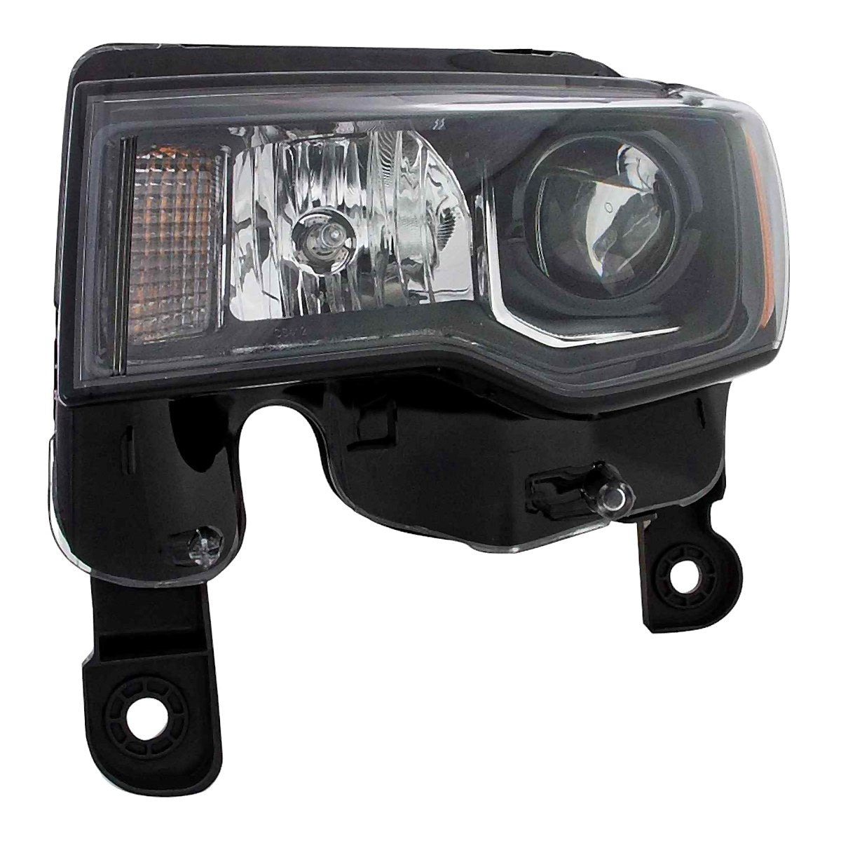 2017-2021 Jeep Grand_Cherokee Headlight Driver Side Halogen With Black Bezel – CH2502309-2