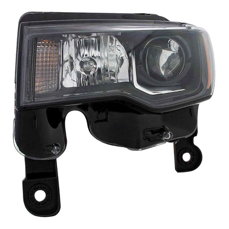 2017-2021 Jeep Grand_Cherokee Headlight Driver Side Halogen With Black Bezel – CH2502309-2